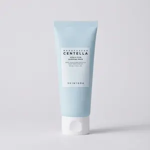 SKIN1004 Hyalu-CICA Sleeping Pack 100ml – Night Cream with Melatonin, Hyaluronic Acid & Centella Radiant Lightweight