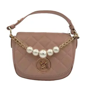 Badgley Mischka Quilted Pearl Crossbody