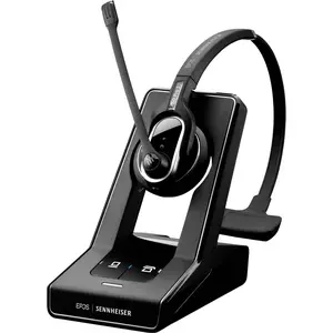 212 MAIN EPOS Monaural Headset, Wireless DECT Audio Device with Noise Cancelling Mics and Comfort Pad for Cycling Leisure & Outdoor Recreation