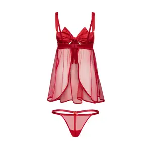 Bessima B1 Dark Red Lingerie