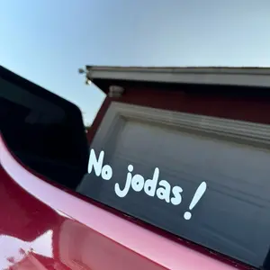 No Jodas! Window Vinyl Decal Sticker