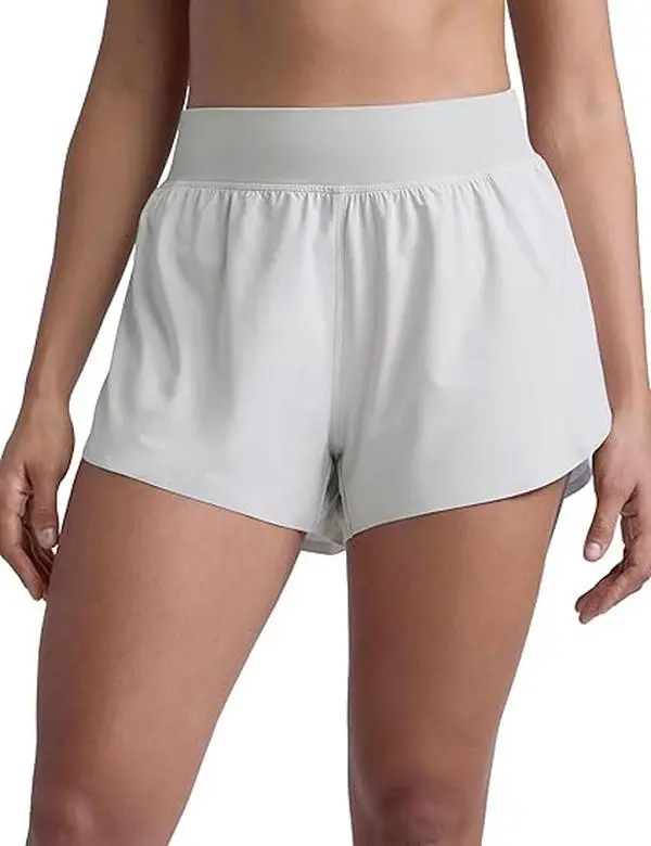 CRZ High Waisted Split Running Shorts 3" | Mesh Liner, Quick Dry, Lightweight, for Women
