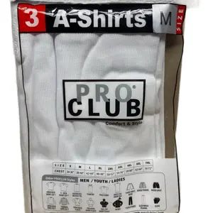 Pro Club Men's Premium Ringspun Cotton Ribbed A-Shirt