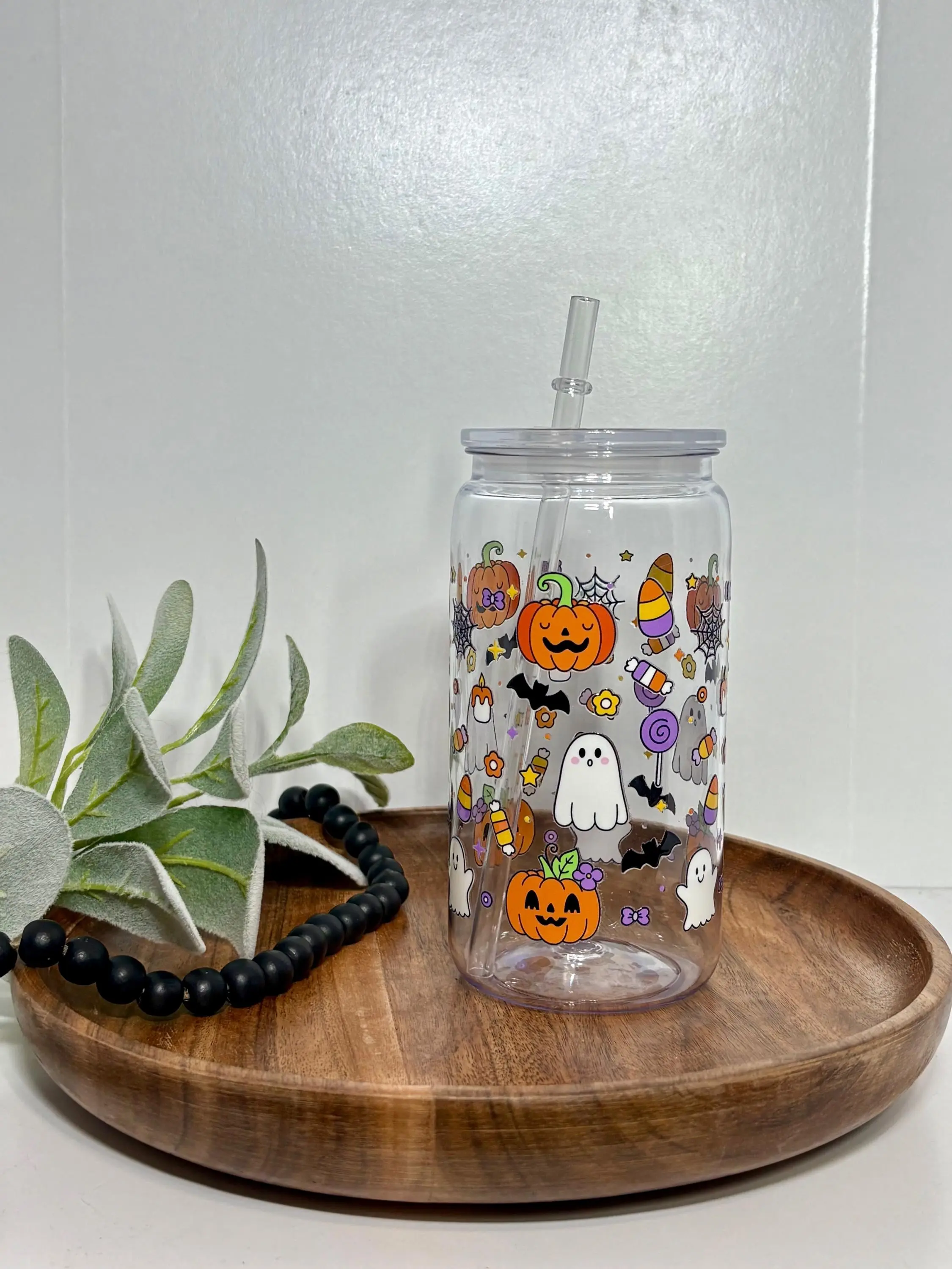 Trick or Treat Halloween Plastic Can Cup