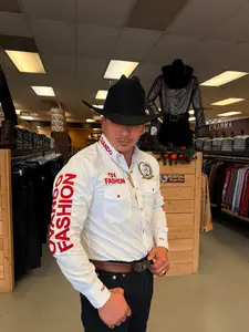 Mens OV Fashion White w/Red