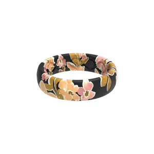 Groove Ring – Thin Silicone Wedding Ring for Women. Everyday Comfort – Blush