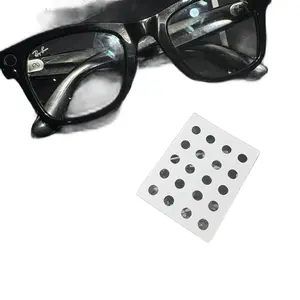 Luxe Films GhostDots Recording Glasses Privacy Dot - Ultra Thin Durable Vinyl Cover for Recording Smart Glasses - Precision Fit Zero Residue Adhesive Gloss Black Finish