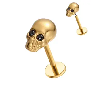 Blingy Skull Flat Back