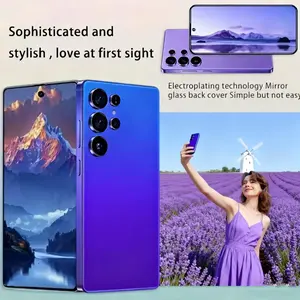 S25 Ultra Unlocked 5G Android 14 Smartphone.12GB+512GB,6.8" HD Display,68MP+108MPCam,6800mAh, Dual Card, Built-in Pen, FaceUnlock, , Case & Protector