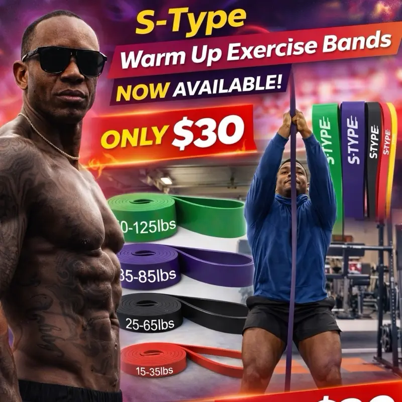 S-Type Warm Up Exercises Bands