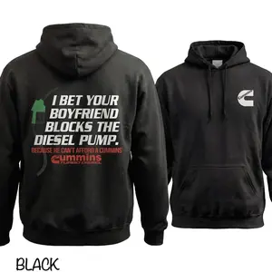 Cummins Diesel Humor Hoodie, Funny Truck Mechanic Graphic Pullover, Turbo Engine Streetwear, Soft Cotton Unisex For Men Women, Truck Lover Gift