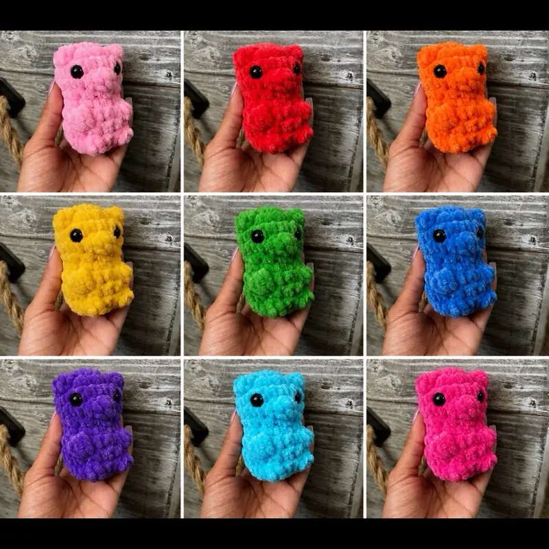 Handmade Crochet Gummy Bears