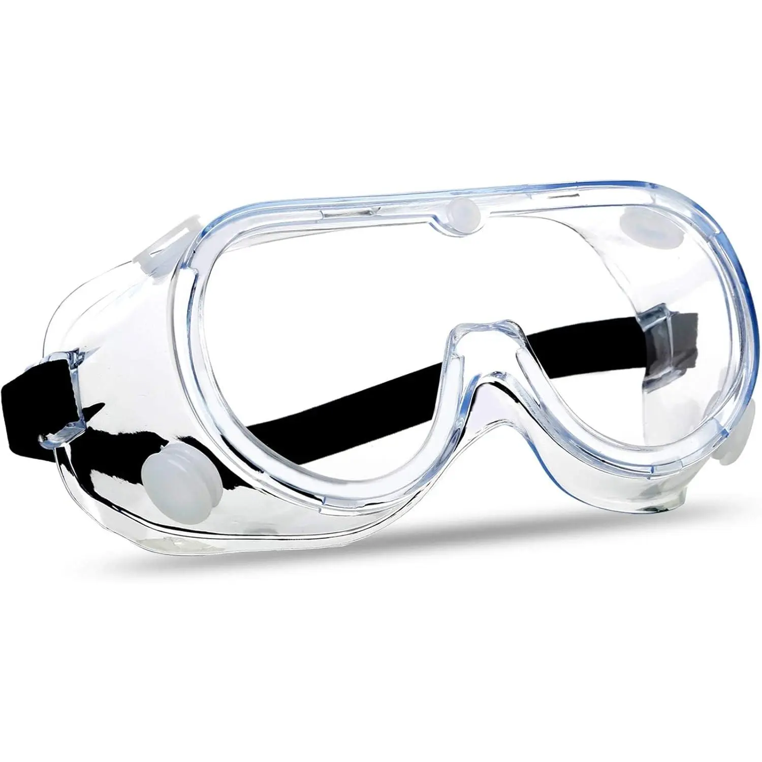 Protective Safety Goggles Clear Lens Wide-Vision Adjustable Chemical Splash Eye Protection Soft Lightweight Eyewear