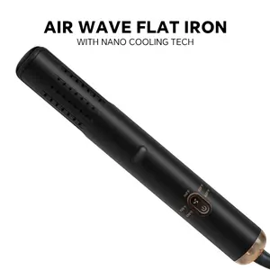Burn-Free Design-2-in-1 Hair Straightener & Curling Iron – 360° Cooling Air Curler with Tourmaline Coating, Negative Ion Technology, Multifunctional Styling Tool, Women Girlfriends' Gifts, Gift Ideas Heat-Free Styler Straightener Smooth