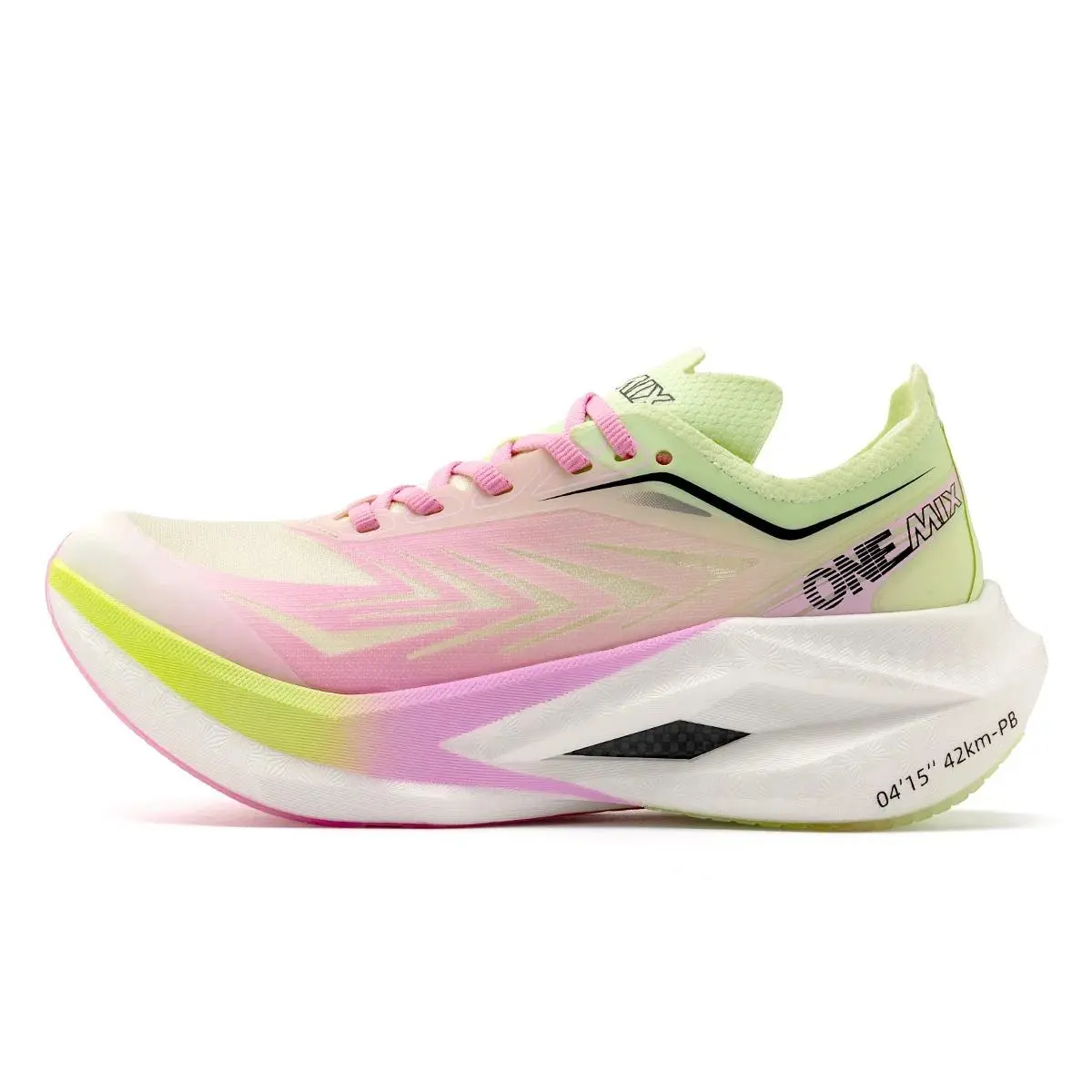 ONEMIX Running Shoes Men Women Sneakers Full Palm Carbon Board Professional Shock Absorbing Breathable Elastic Sports Shoe