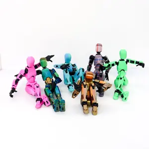 3D Printed - Articulated Fidget Robot Figurine Decor Decoration