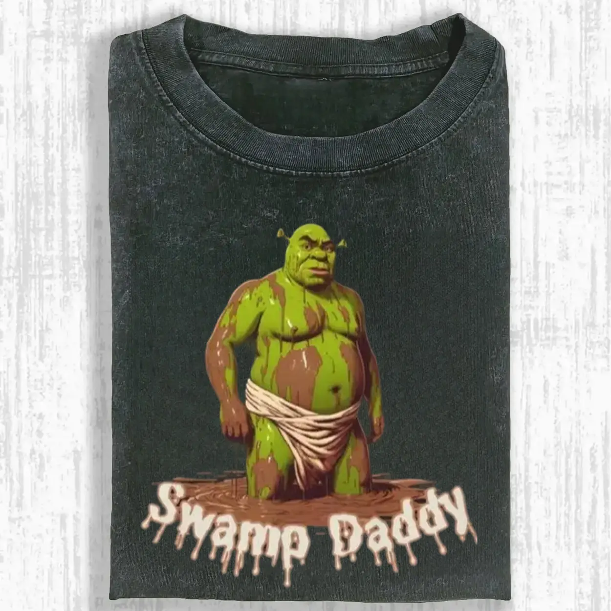 Funny Swamp Daddy Shirt, Shrek Meme T-shirt, Graphic Tee for Men and Women, Humorous Pop Culture Shirt, Unisex Casual Tee, Gift for Shrek Fans
