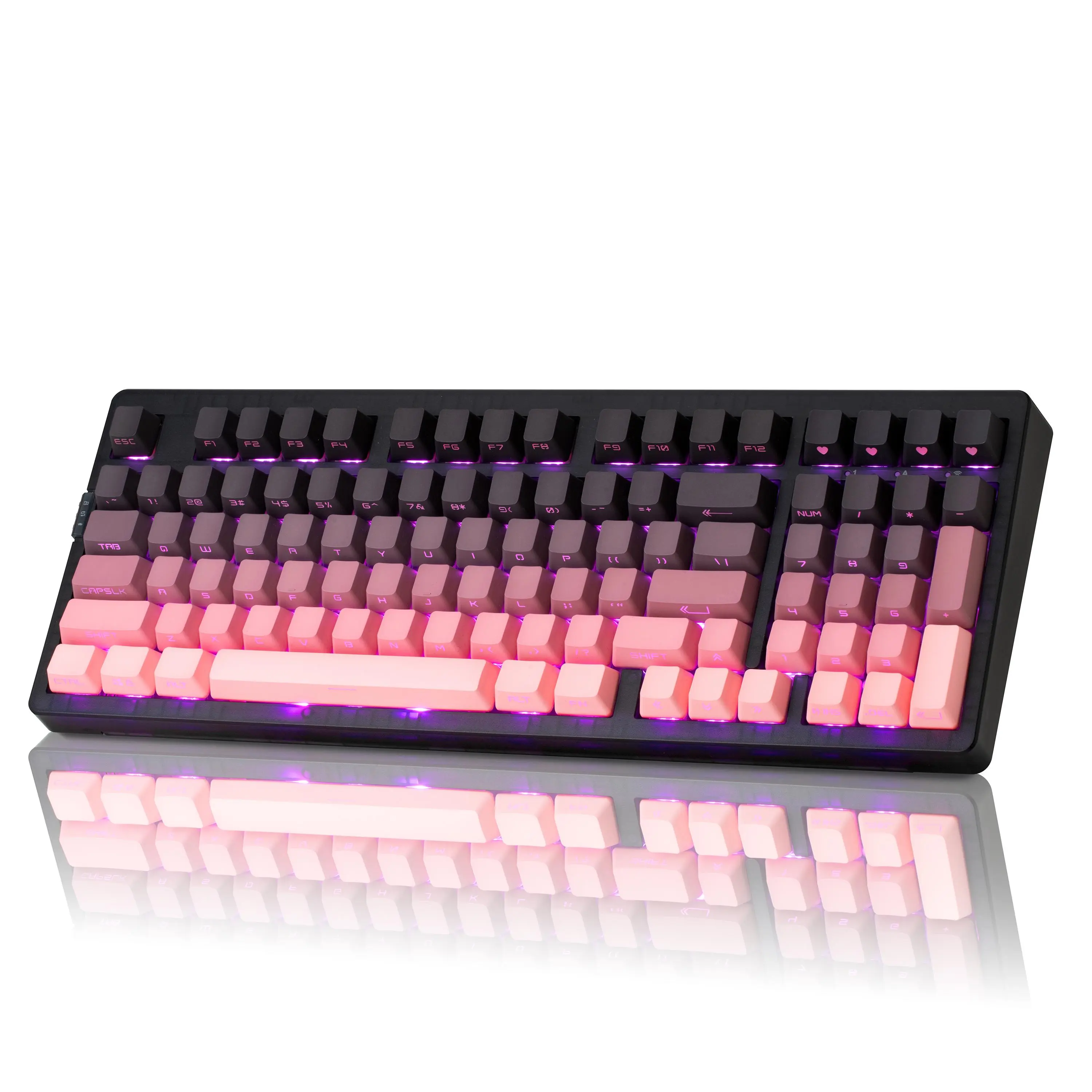 ZORNHER ZH980 Gasket Mounted Wireless Bluetooth Mechanical Gaming Keyboard 95% Black Hot Swappable Custom Feel, Rapid Trigger, Clicky, RGB Backlit, 2.4GHz/USB C/BT5.0 Computer Keyboard, Gasket Mounted Keyboard ,DealsforYouDays ,Suback to school shopping