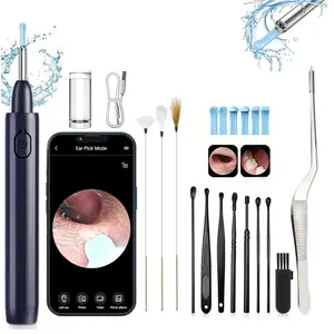 Say goodbye to blind ear cleaning with this visual ear wax removal tool! Equipped with a high-definition camera and built-in LED light, it lets you see every detail inside the ear canal in real time on the integrated screen, making ear cleaning safe, easy