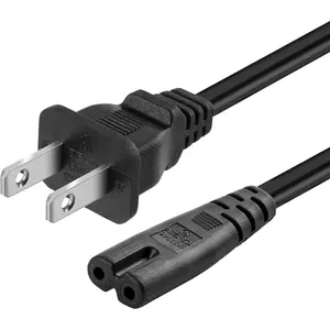 6Ft Power Cord for JBL PartyBox  On-The-Go Speaker, Onn Party Speaker, JBL Soundbar 2 Prong Power Cable Replacement