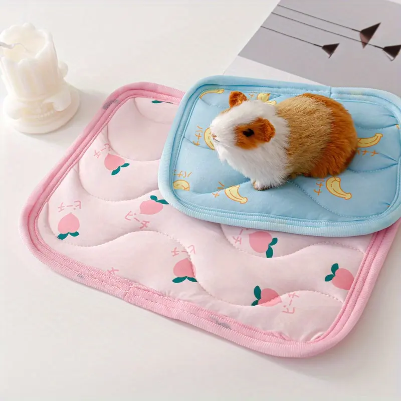 1pc Ice Silk Cool Small Pet Nest Cushion Hamster Nest Pad, Pet Nest Hamster Hedgehog Chinchilla Rabbit Small Pet Mat