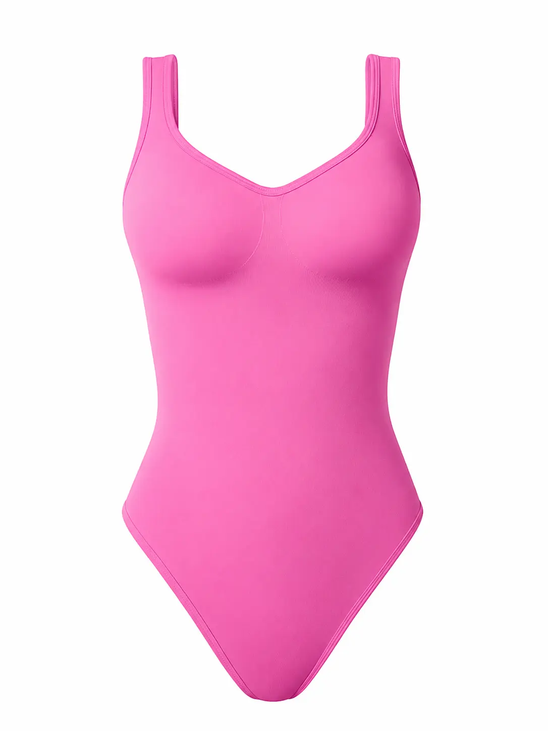 Body Moldeador Seamless de Tirantes con Forma de Ajustador en su Escote