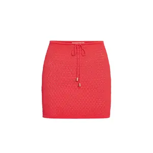 Cartagena Skirt - Strawberry Lace Crochet