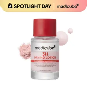 [NEW] [medicube] 3H Overnight Drying Lotion | Targeted Spot Care for Troubled & Oily-Prone Skin | Calming & Soothing Care with Calamine, Centella & Tea Tree | Korean Skincare 20ml, 0.67 fl. oz.