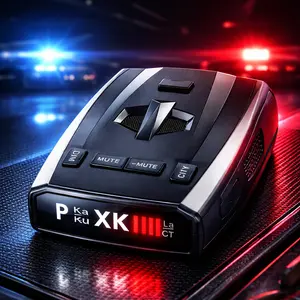 High-Performance Car Radar Detector – 1100yd Range, Voice Alerts