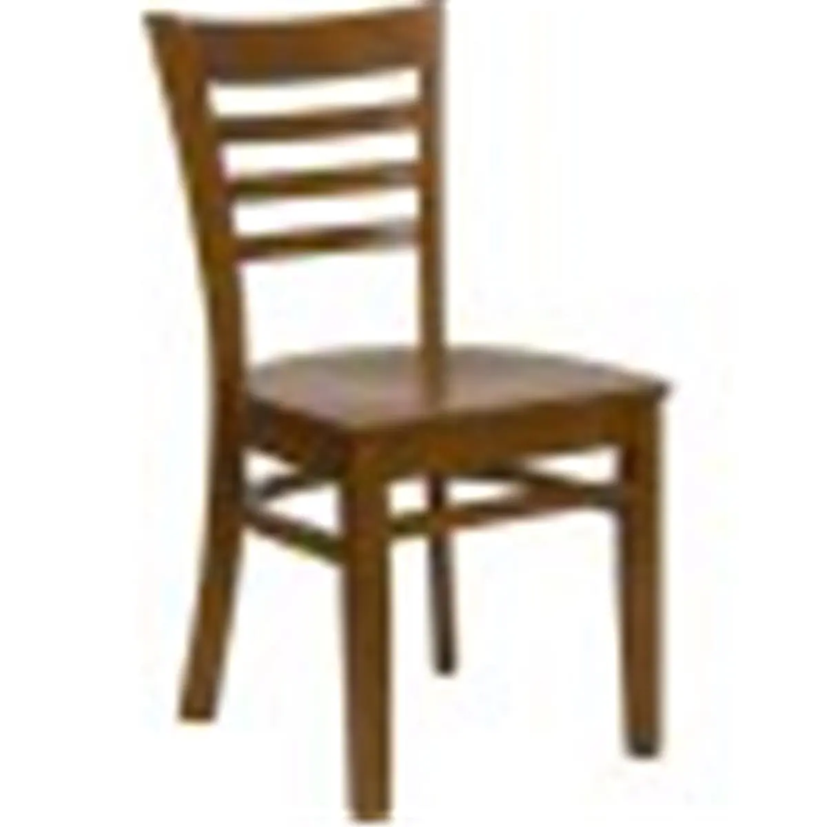 212 MAIN Cherry Finish Solid Wood Dining Chair - Armless, Ladder Back, Heavy-Duty Sturdy Build, 75'' Thick Plywood Thick Seat Durable Construction, Outdoor Furniture Chair