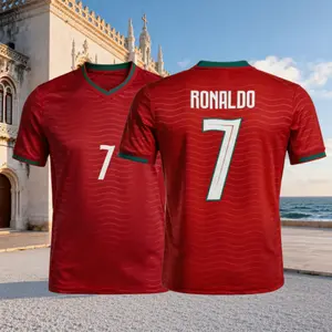 Portugal 2026 New Home Red Away White No.7 Ronaldo Short Sleeves Long Sleeves Soccer Jerseys