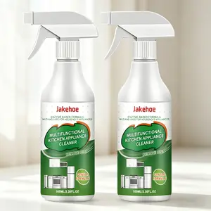 2-Pack Hand-Friendly Kitchen Appliance Cleaner, Multipurpose Cleaner (100ml*2), Gentle To Hands, Cleans And Breaks Down Grease And Dirt, Keeps Kitchen  Clean, Provides Long-Lasting Natural Shine, Easy-To-Use Cleaner Kitchen Cleaner Spray