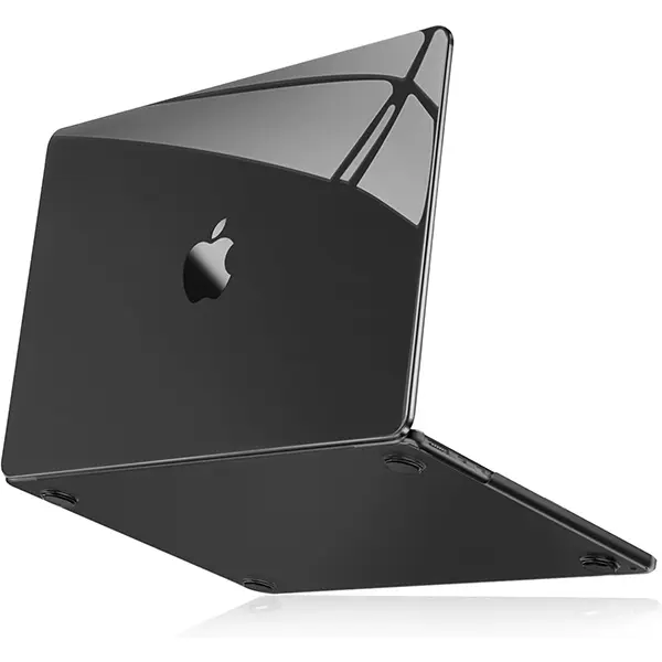 MOSISO Compatible with MacBook Air 13 inch Case 2025 2024 2023 2022 M4 A3240 M3 A3113 M2 A2681, Surpass Natural Beauty Protective Plastic Hard Shell for MacBook Air 13.6 inch Case, Crystal Black, Computer Covers, Hard Plastic, A3240/A3113