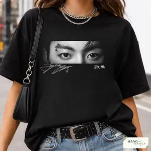 Retro 90's Jungkook's Eyes T-Shirt,  Bangtan SWIM Arirang T-shirt Hoodie Sweatshirt, Bangtan Concert t-shirt, Bangtan Jin, Hooligan, Fun T-shirt, Cotton Top Menswear Womenswear