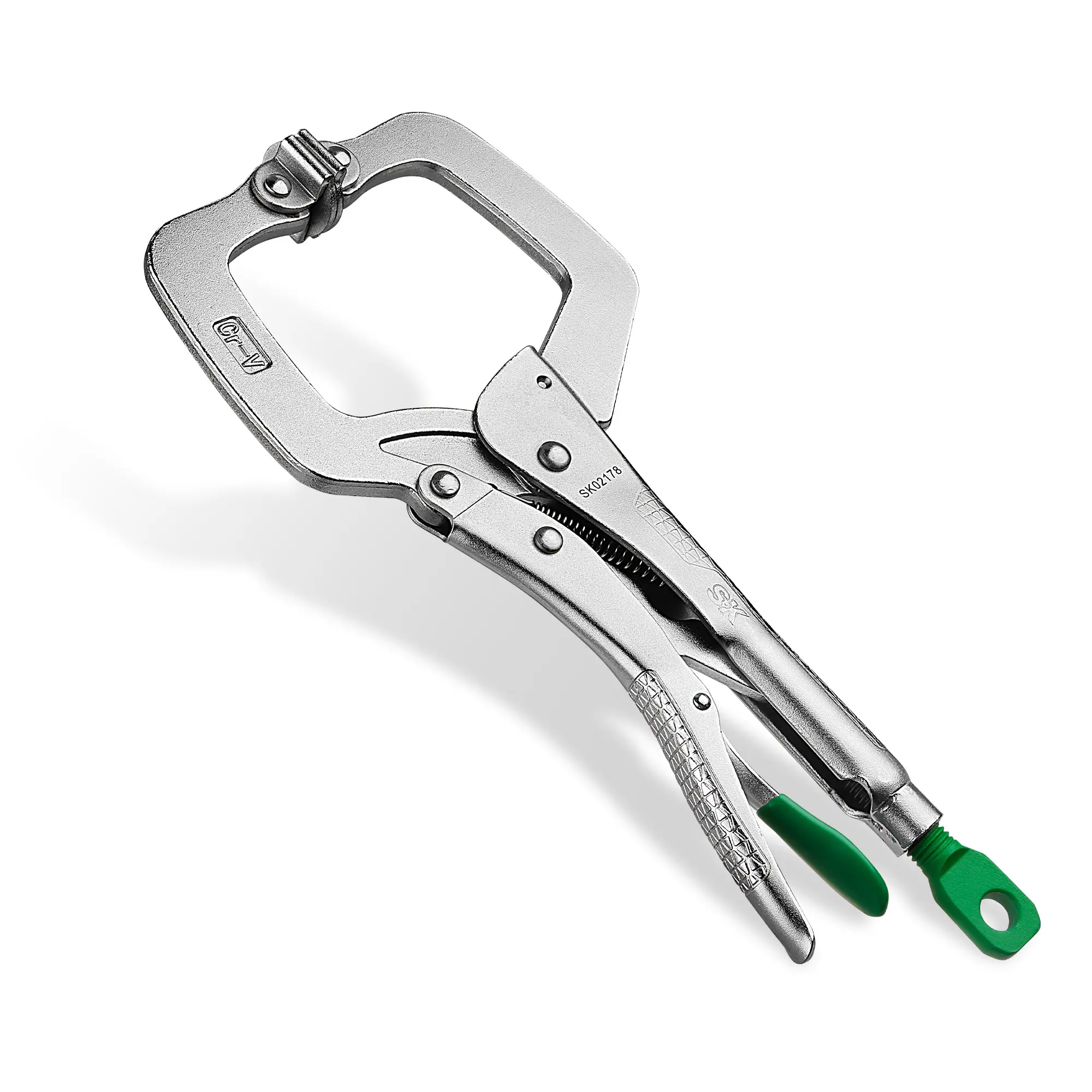 #summersale SK C-clamp Locking Pliers with Swivel Pads, Premium CR-V Construction, Ergonomic Anti-slip Handle