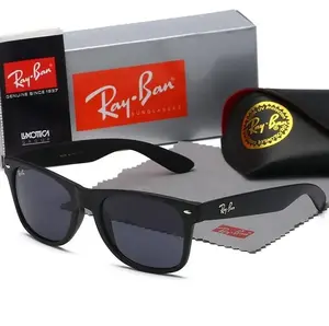 RB2140 Original Wayfarer Sunglasses, Classic Vintage Square Frame Designer Style Eyewear