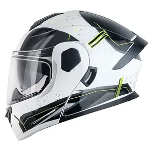 Motorcycle Helmet, DOT Certified Flip-Up Helmet, ABS Material Motorcycle Helmet, Motorcycle Accessories for Men & Women