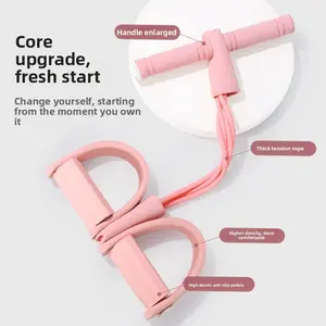 6 Tube Pedal Ankle Puller,Multifunction Tension Rope