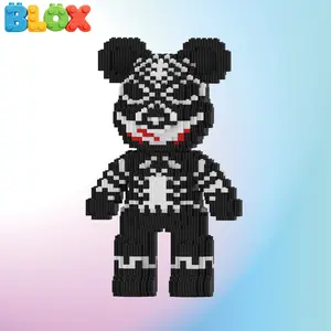 Cool Bear 3D Building Blocks Model, Desktop Ornament, Birthday & Party Gift