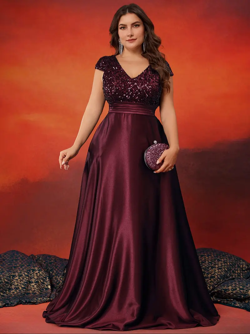 burgundy plus size prom dresses - TikTok Shop burgundy plus size prom dresses - TikTok Shop