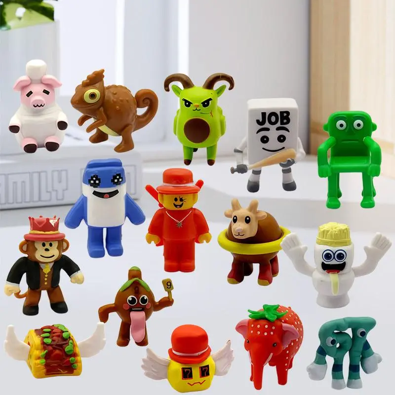 15-piece Steal a Brainrot Collectible Game with Cute Figurines Perfect for Gaming Enthusiasts Collectible Grade Toy and Decoration Unique Gifting Ideas for Gamers
