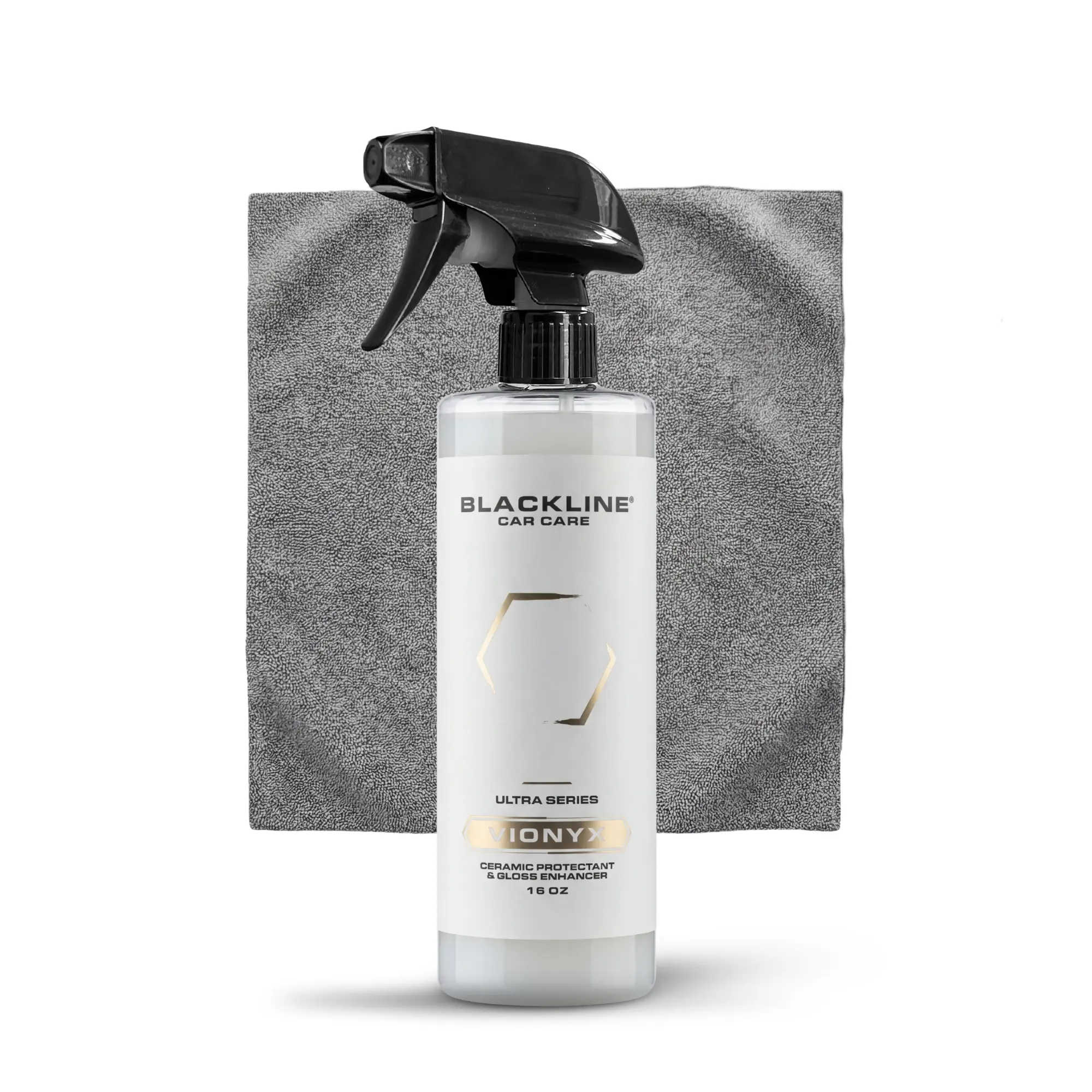 BLACKLINE Vionyx ULTRA Ceramic Spray and Protectant - Protect Your vehicle in 3 easy steps, spray, wipe buff