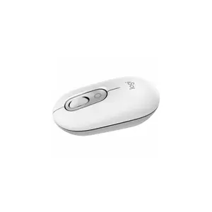 Logitech POP Mouse - Wireless - 32.81 ft - Bluetooth - Off White - Scroll Wheel - 4 Button(s) - 1 x AA Battery Supported