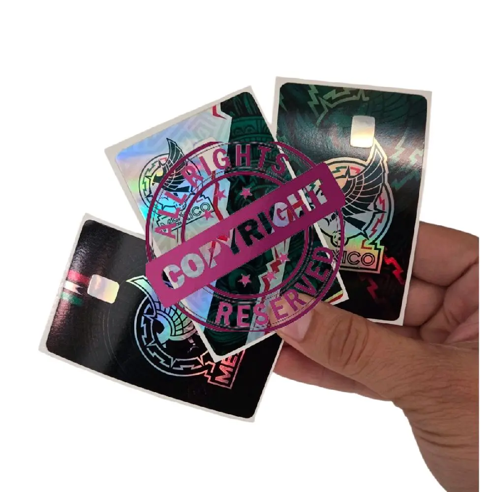 Custom debit sticker