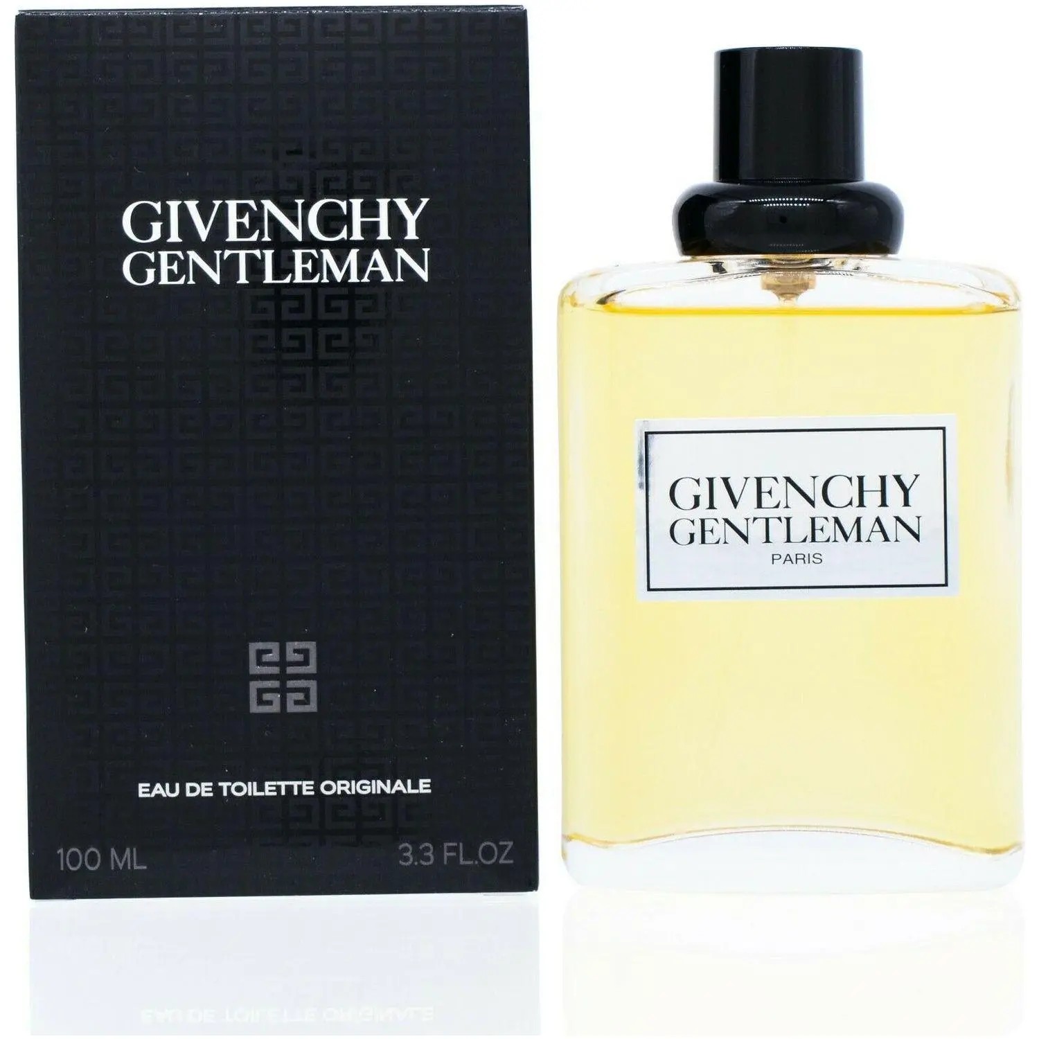 GIVENCHY Gentleman EDT Men's Oriental Wood Liquid Fragrance - 3.3 fl oz/3.4 fl oz, Patchouli-Vetiver Mix, Bold Confident Scent, New in Box, Patchouli Mix, Spicy Woody Scent, Bottle-Shaped Men's Fragrance