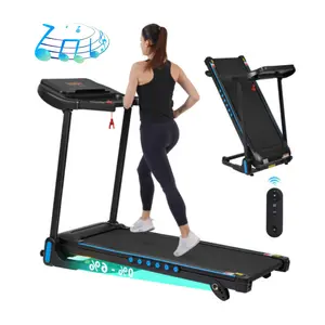 3.0 HP Auto-Folding Treadmill with Incline, 350 lbs Weight Capacity, Bluetooth Speaker, USB & Type-C Charging, Hydraulic System for Home Use