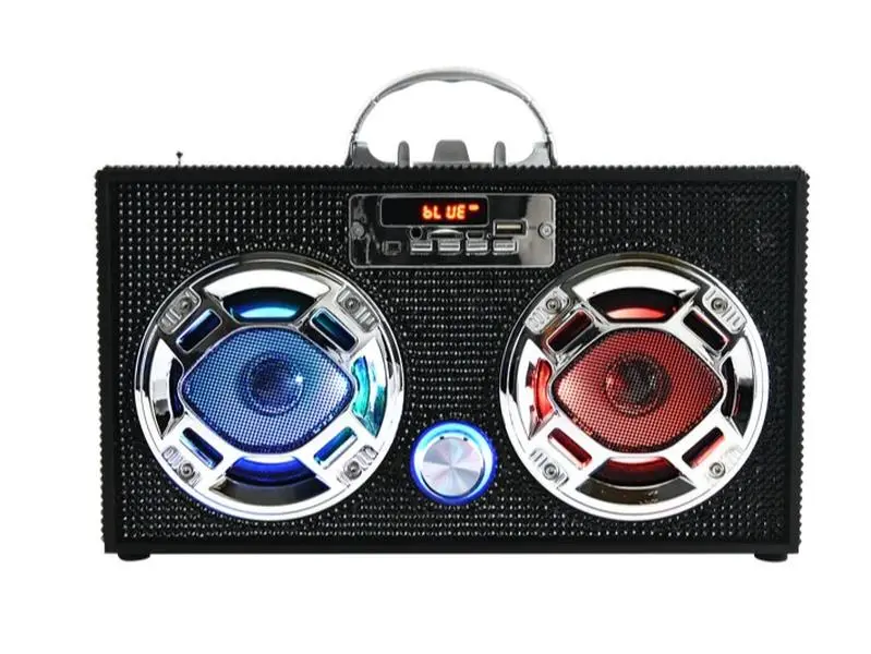 Black Bling Boombox & Bluetooth Speaker