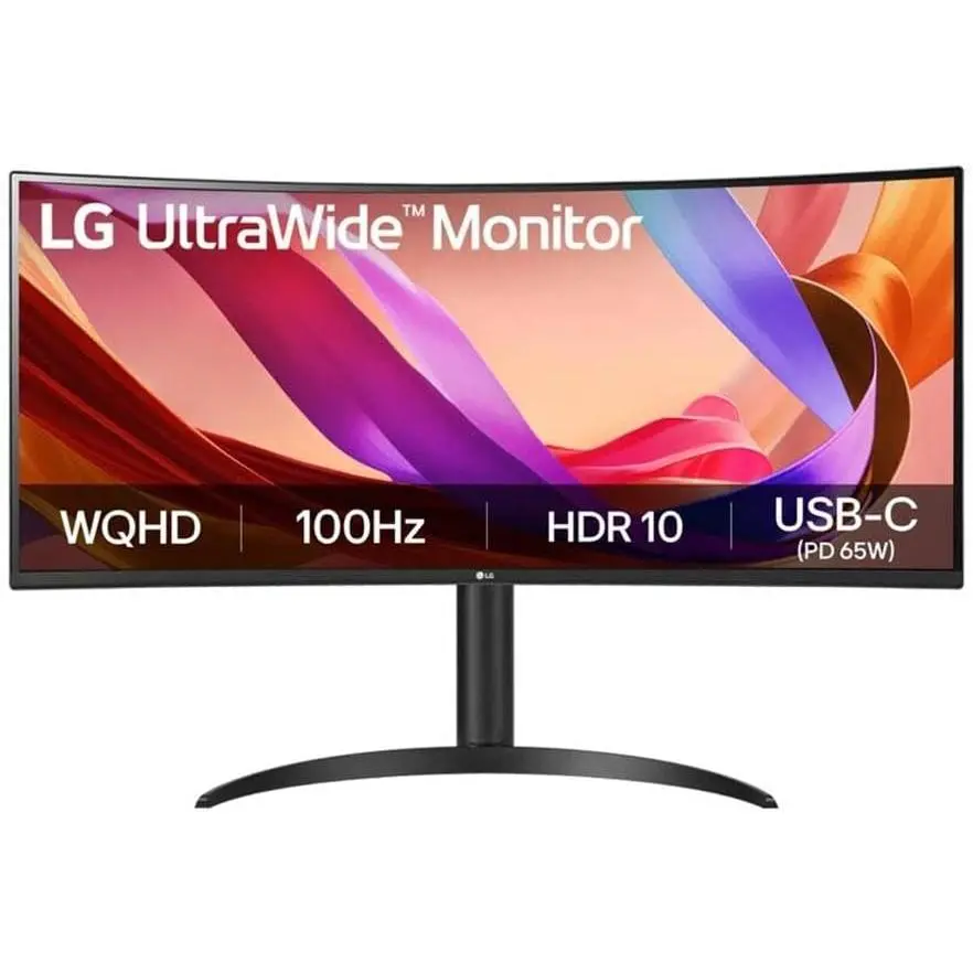 LG 34BQ65VA-B 34" Class UW-QHD 3440x1440 Curved Screen LCD Monitor 34BQ65VAB