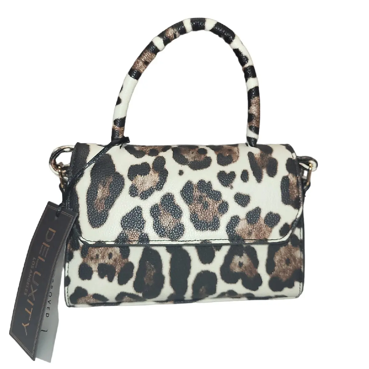 Cheetah Print Small Handbag for Women - Crossbody & Shoulder Bag tote