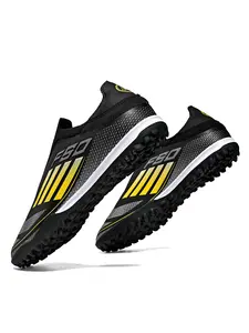 Men's Breathable Low-Top Football Shoes TF Nails Soccer Cleats Natural Grass Anti-Slip Durable Sports Professional Competition Training Sneakers